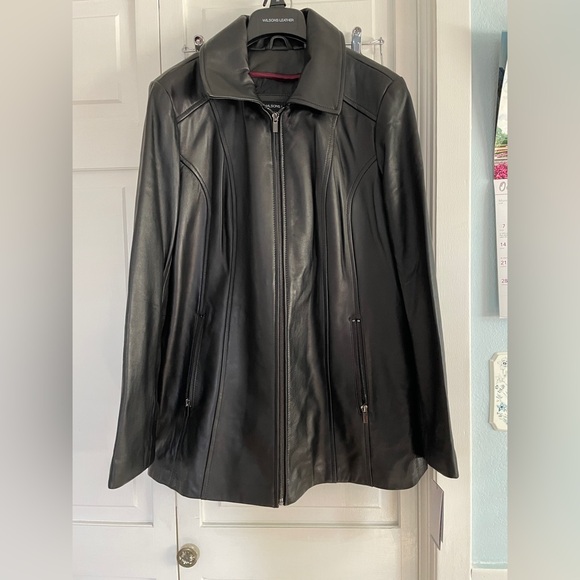 Wilson’s Lindsey thinsulate leather scuba jacket New with Tags - Picture 4 of 16